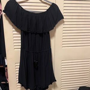 Victoria's Secret Black Swim Coverup romper